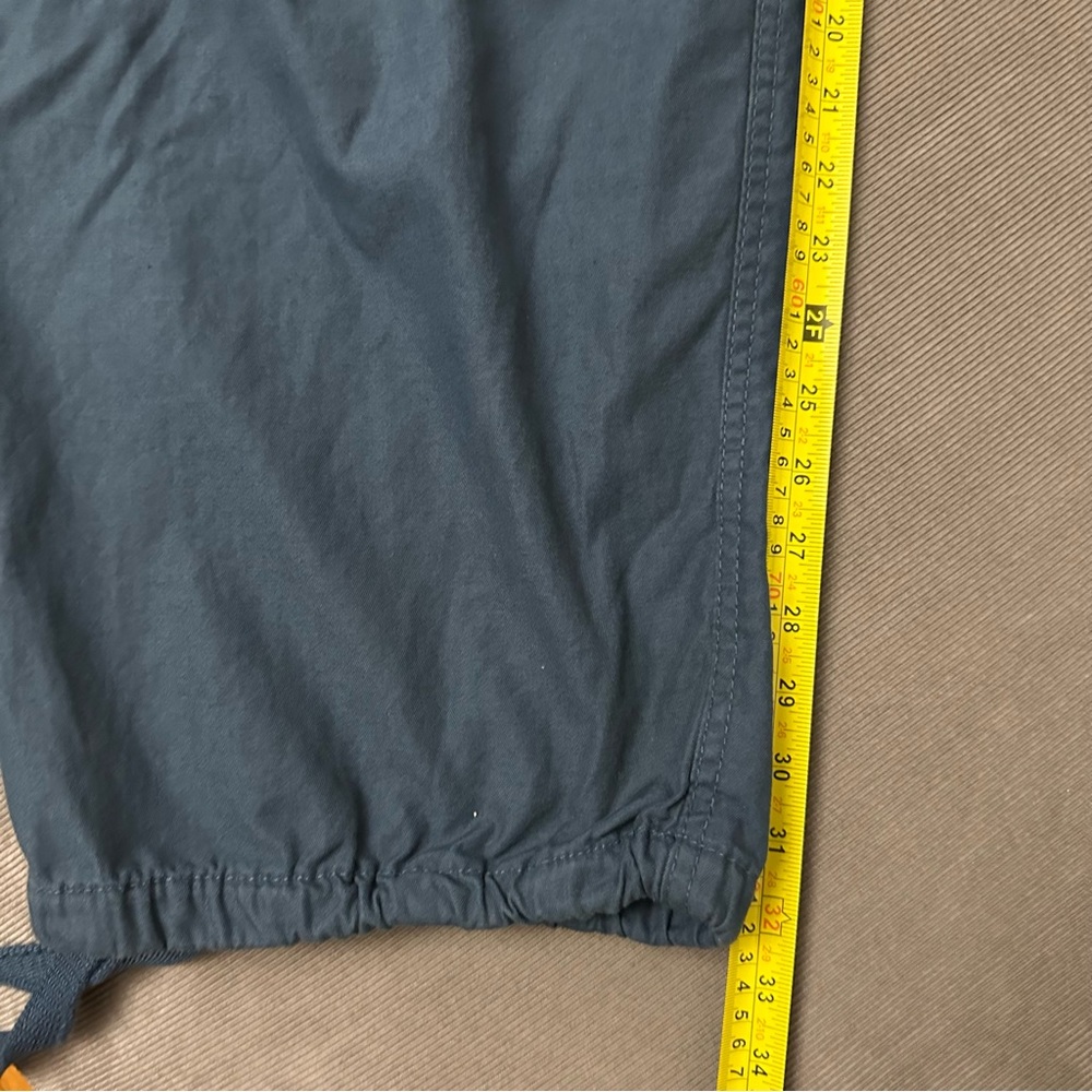 Surplus Tex Cargo Pants Mens 4XL (44x32) Navy Blue Drawstring Airborne Vtg Y2K - Picture 12 of 12